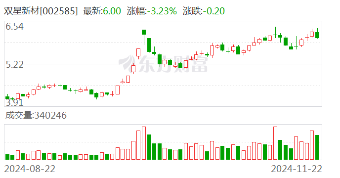 雙星新材最新消息全面解析