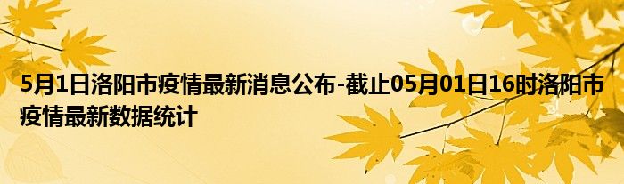 洛陽疫情最新,洛陽疫情最新動態分析