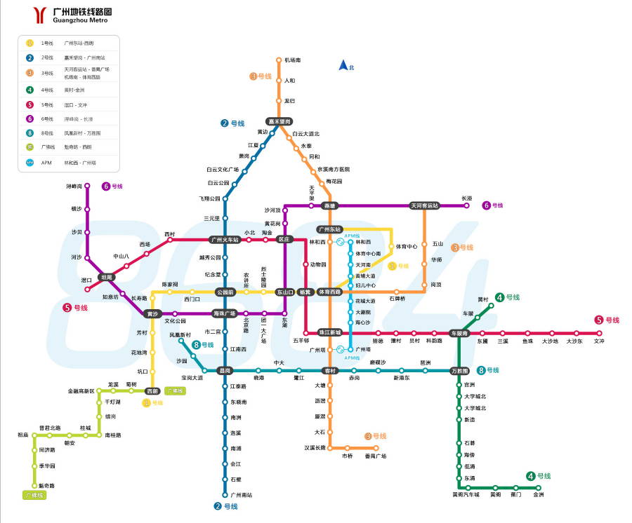 最新的廣州地鐵線路圖,最新的廣州地鐵線路圖概覽